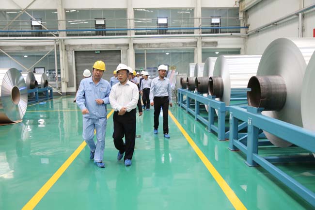 洛陽市委常委、常務(wù)副市長吳孟鐸到萬基控股集團(tuán)調(diào)研